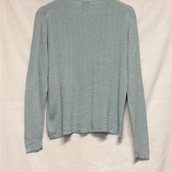 VTG Silk Knit Cardigan in Seafoam - Picture 2 of 4